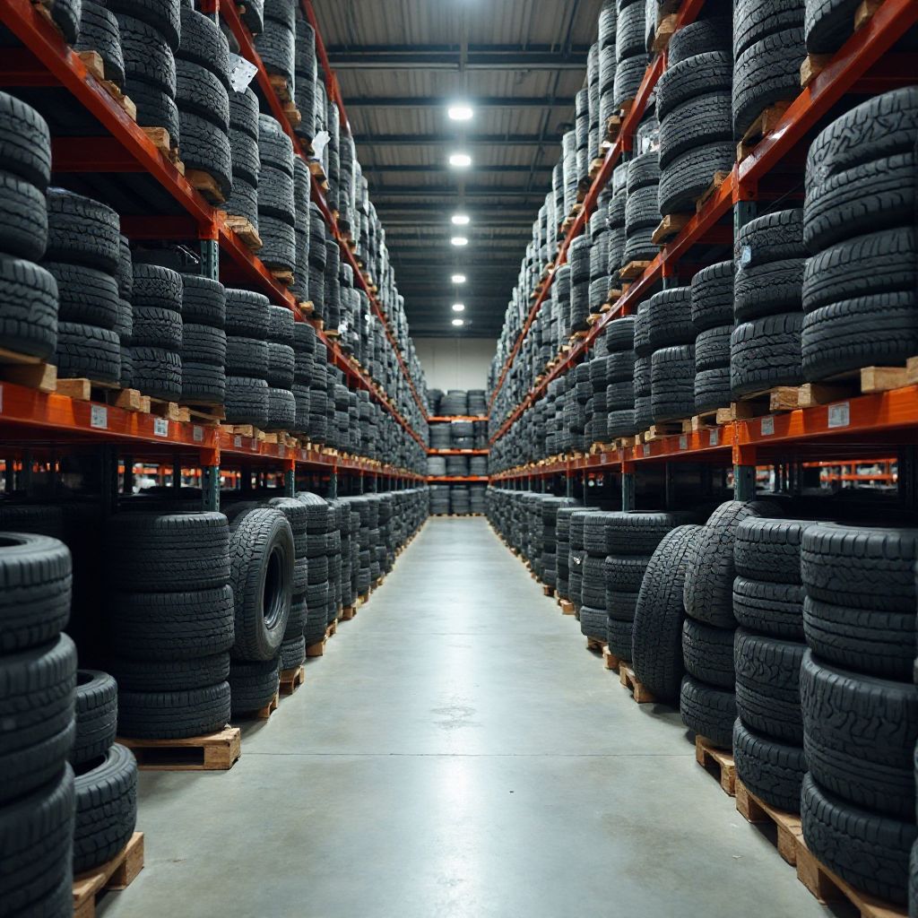 Tire inventory warehouse